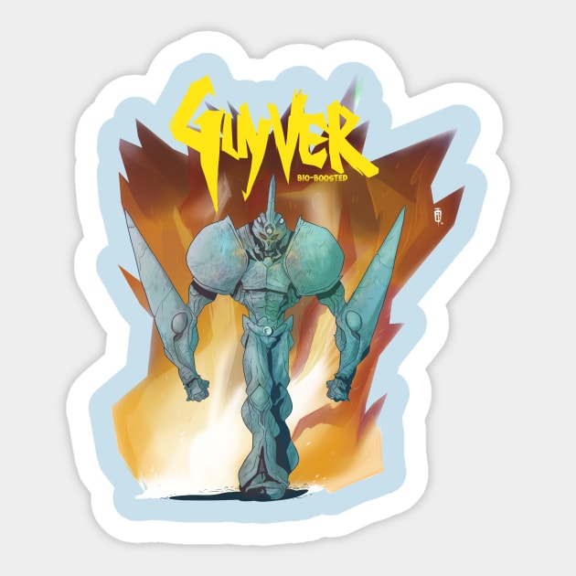 guyver Sticker by tinbott